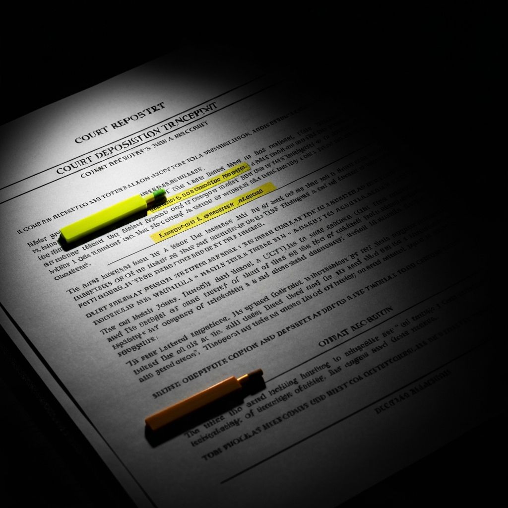 Deposition Transcripts Collection